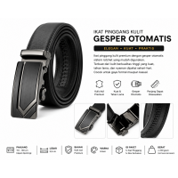 Ikat Pinggang Kulit Premium Pria Gesper Otomatis
